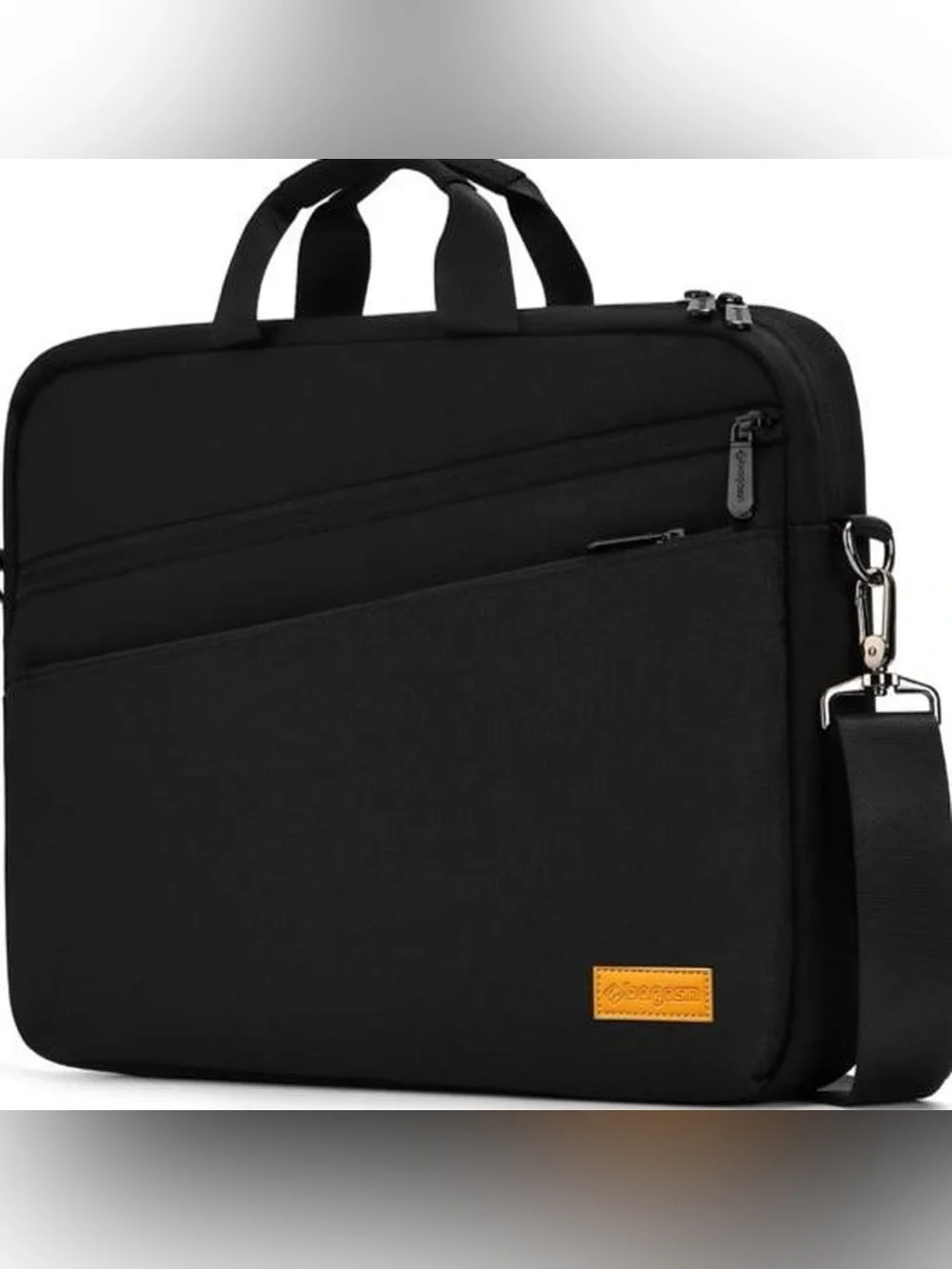 Black Men's Laptop Messenger Bag